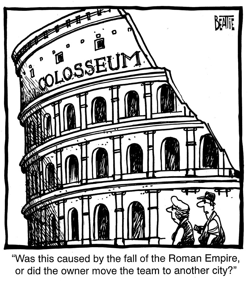 Roman Empire Colosseum Cartoon